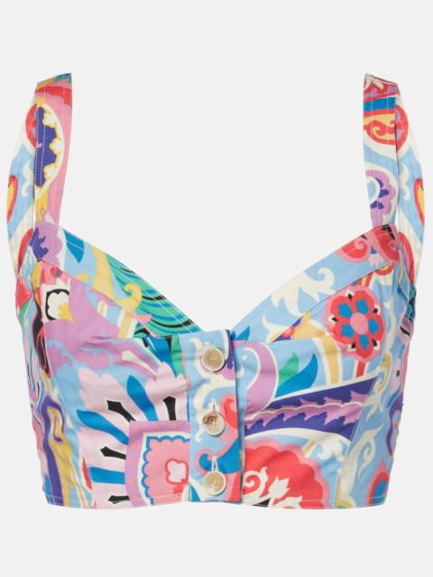 Etro graphic-print tank top