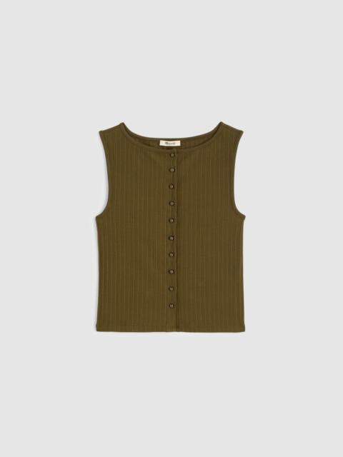 Madewell Ribbed Crewneck Shell Top
