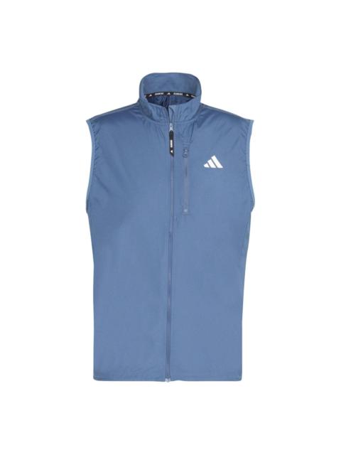 adidas adidas Own the Run Vest Asia Sizing 'Blue' IN1496