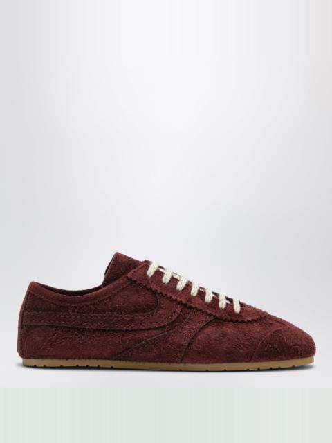 Dries Van Noten Chocolate brown suede sneakers