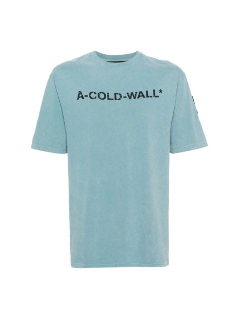 A-COLD-WALL* Overdye logo-print T-shirt