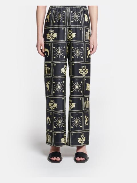 Nanushka Printed Silk-Twill Pants