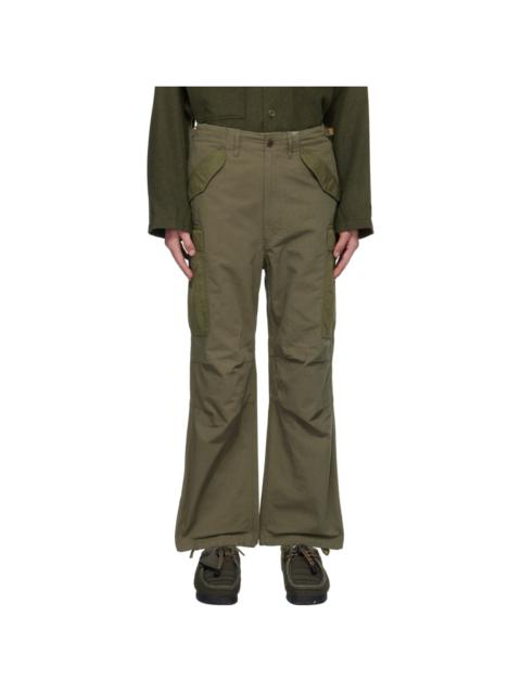 Nanamica Khaki Pleated Cargo Pants