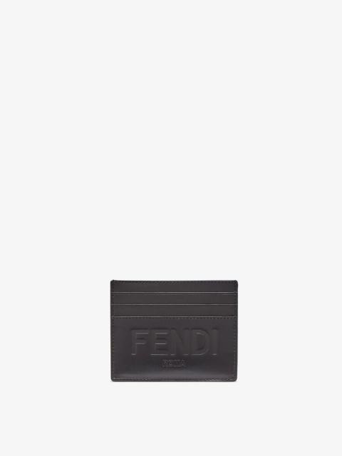 FENDI Black leather card holder