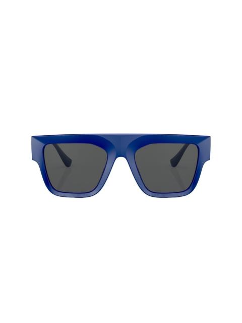 VERSACE logo-cut-out sunglasses