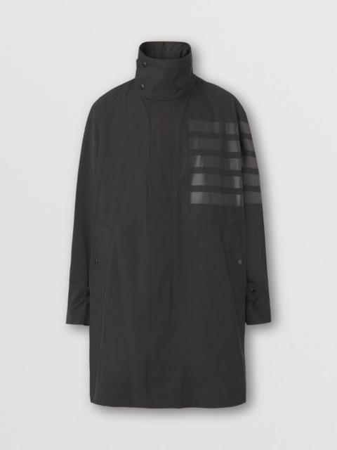 Burberry Horseferry Print Funnel Neck Car Coat