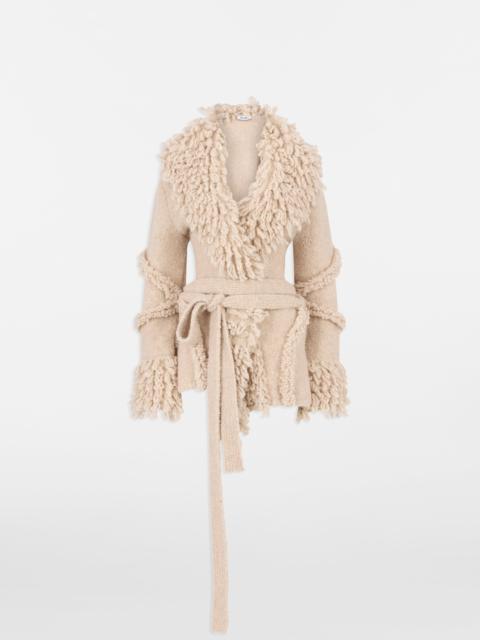 THE ATTICO BEIGE CARDIGAN