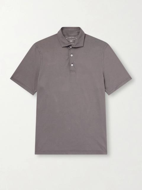 FEDELI Cotton-Jersey Polo Shirt