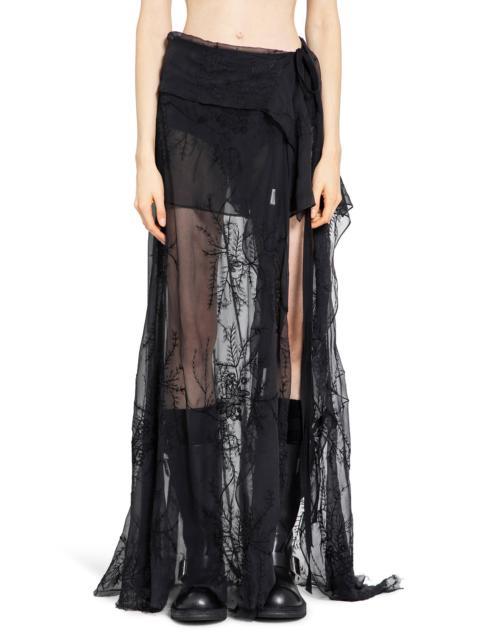 Ann Demeulemeester Lona X-long Asymmetric Apron