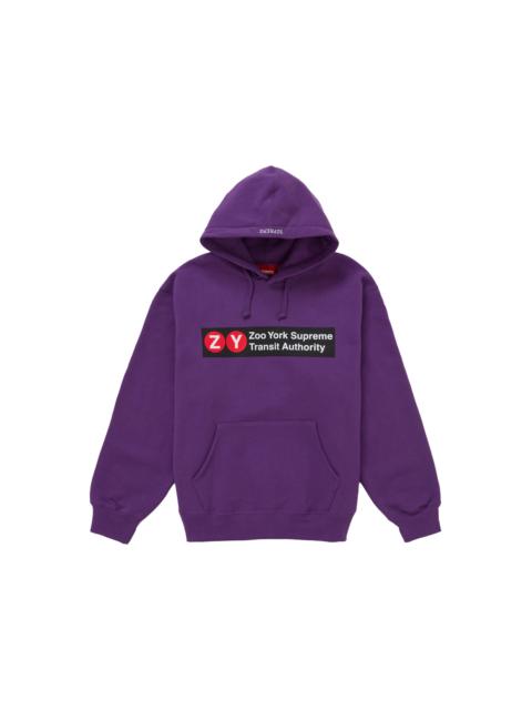 Supreme Supreme Zoo York Hooded Sweatshirt Purple