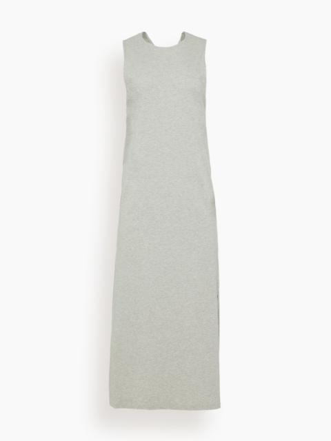 Loulou de Saison Rayna Backless Dress in Grey Melange