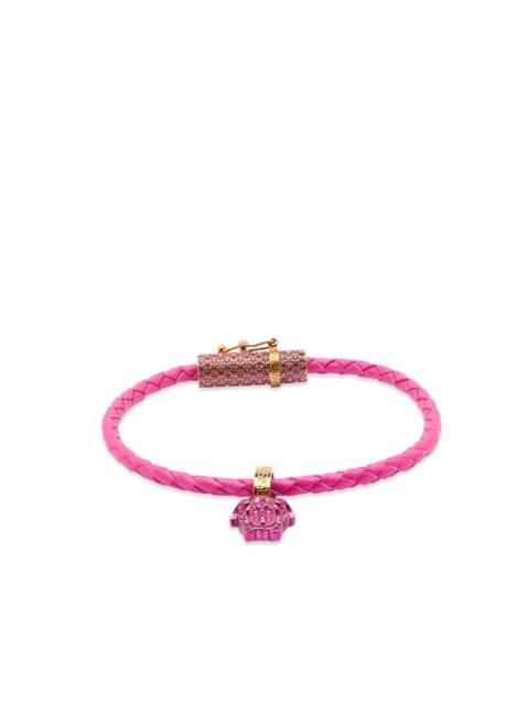 VERSACE Versace Medusa Head Leather Bracelet