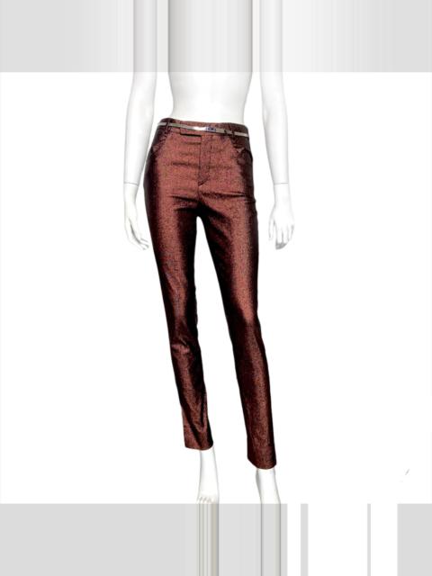 マ時　GUCCI グッチ FW2009 Sequin Pants パンツ Gucci Sequins denim pant Silver Runway- BNWT- RRP$4,900 USD