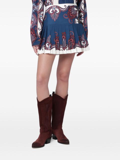 FARM RIO buckle-fastening mini skirt