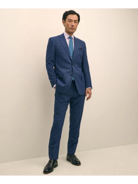 Brooks Brothers Brooks Brothers Explorer Collection Slim Fit Wool Check Suit Pants