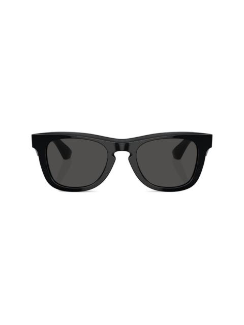 logo-plaque square-frame sunglasses