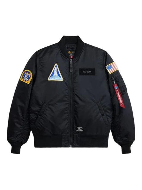 ALPHA INDUSTRIES MA-1 nasa-patched jacket