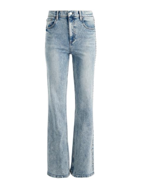 BODIE HIGH RISE BOOTCUT STUDDED JEAN