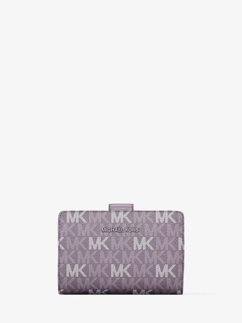 MICHAEL KORS Jet Set Travel Medium Signature Logo Billfold Wallet