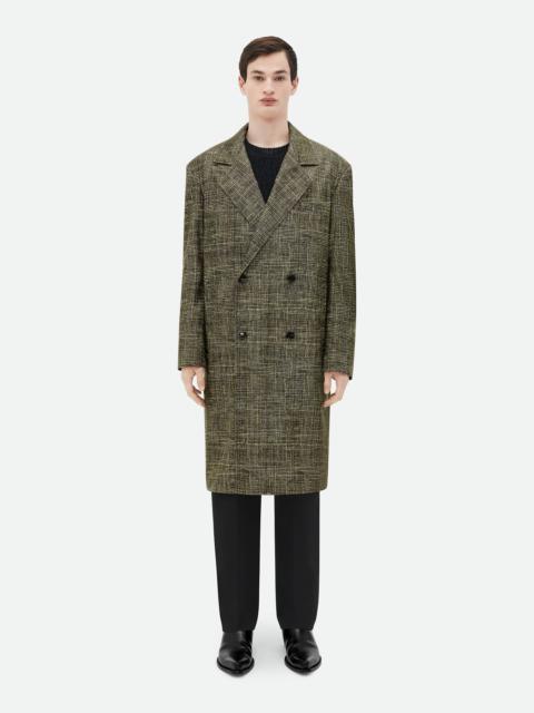 Bottega Veneta Oversized Printed Leather Coat