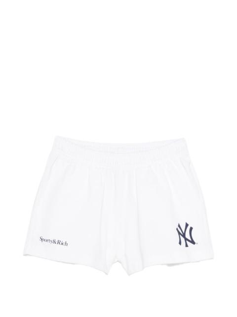Sporty & Rich Lucy print-detail shorts
