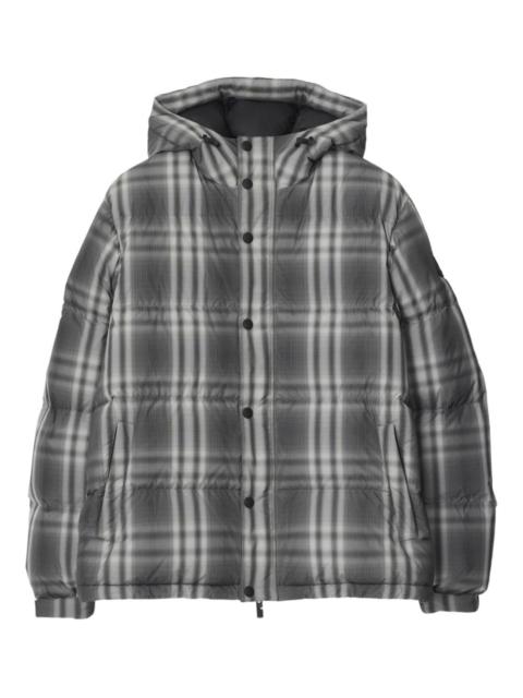 Burberry check puffer jacket