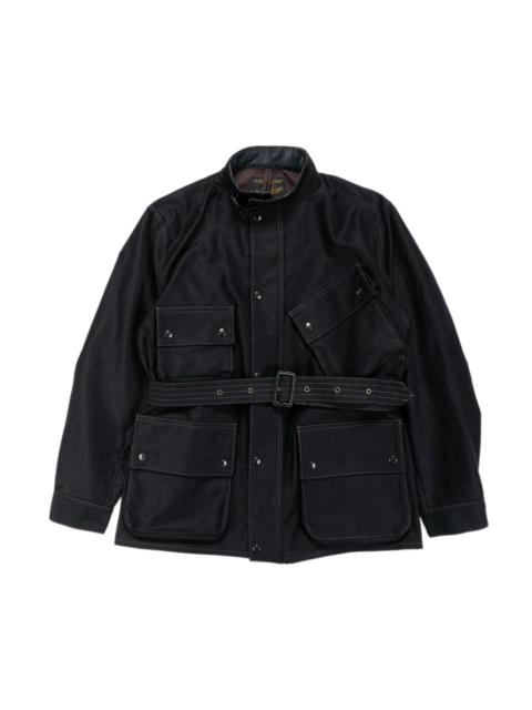 The Real McCoys MJ25122 Heavy Cotton Enduro Racing Jacket Black