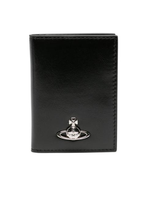Vivienne Westwood Orb-plaque leather wallet