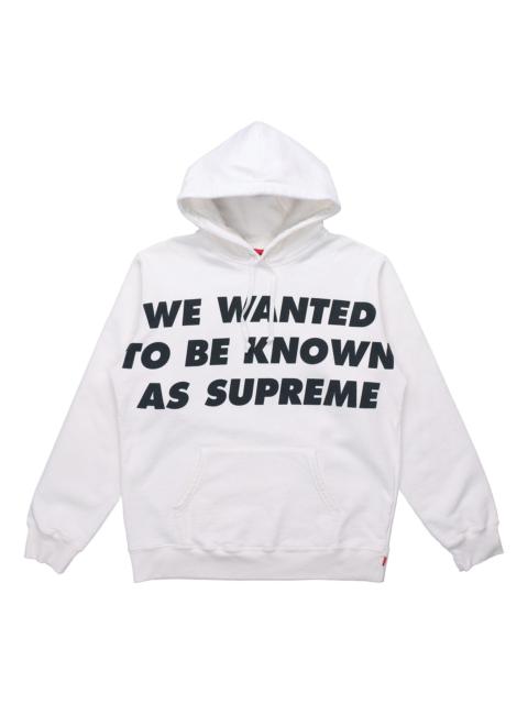 Supreme Supreme SS20 Week 1 Known As Hooded Sweatshirt SUP-SS20-074