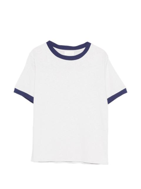A.P.C. contrasting-trim T-shirt