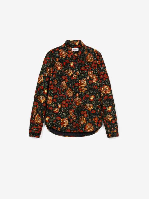 KENZO 'Botanical Rose' quilted shirt