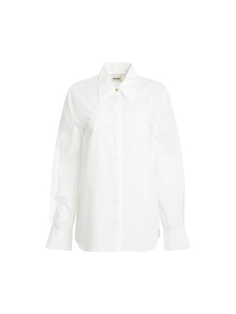 KHAITE Minta Shirt in White