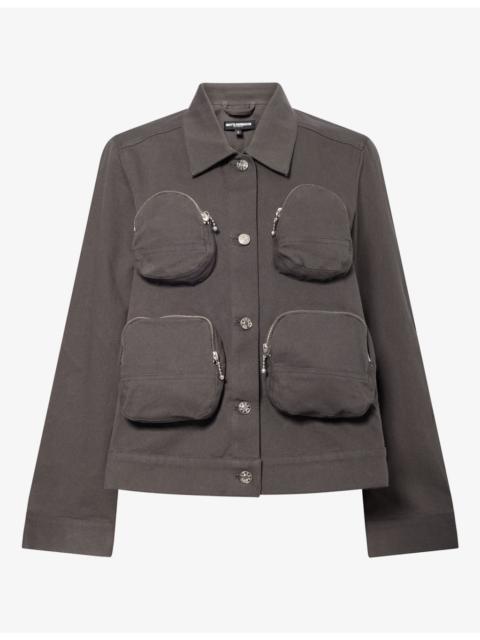 MELITTA BAUMEISTER Cargo Cotton Shirt Jacket