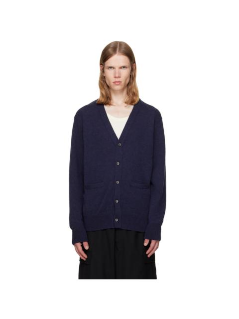 vowels Navy Alpaca Cardigan