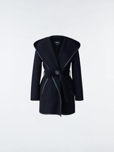 MACKAGE AMINA double-face wool robe coat