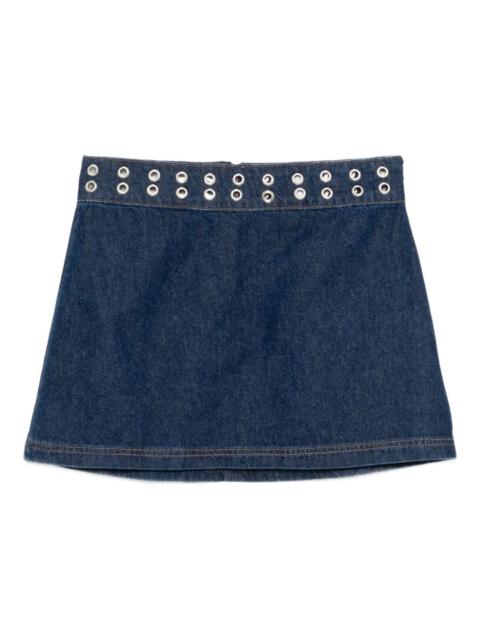 Reformation Jaylene denim skirt