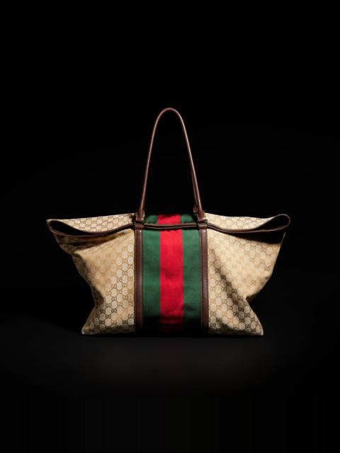 GUCCI GG duffle bag with Web