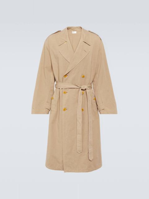 The Row Montrose cotton and linen trench coat