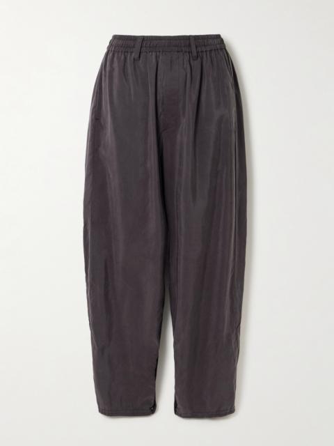 ssstein Pleated Silk-blend Track Pants