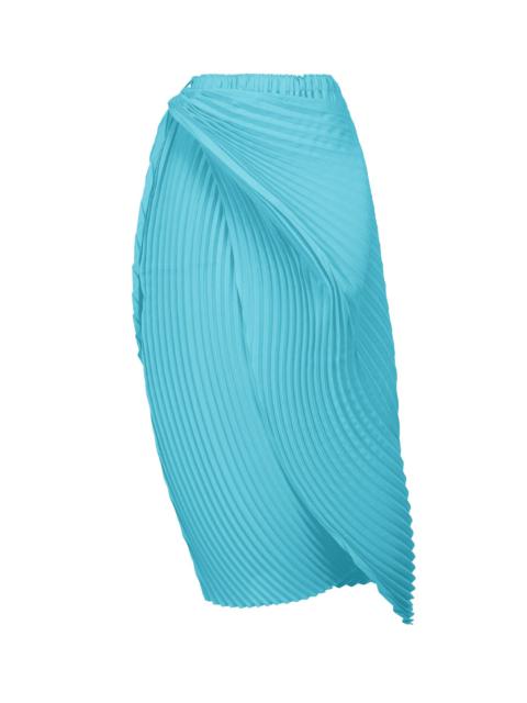 WRAPPED PLEATS SKIRT