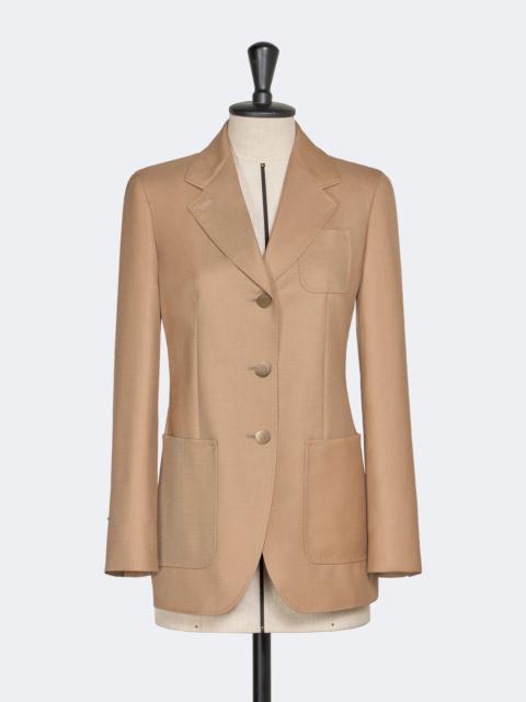 Max Mara DENTE Single-breasted camel blazer - CAMEL