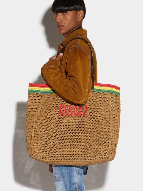 DSQUARED2 DSQ2 RAFFIA SHOPPING