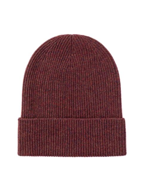 Johnstons of Elgin Slouchy Purple Cashmere Beanie