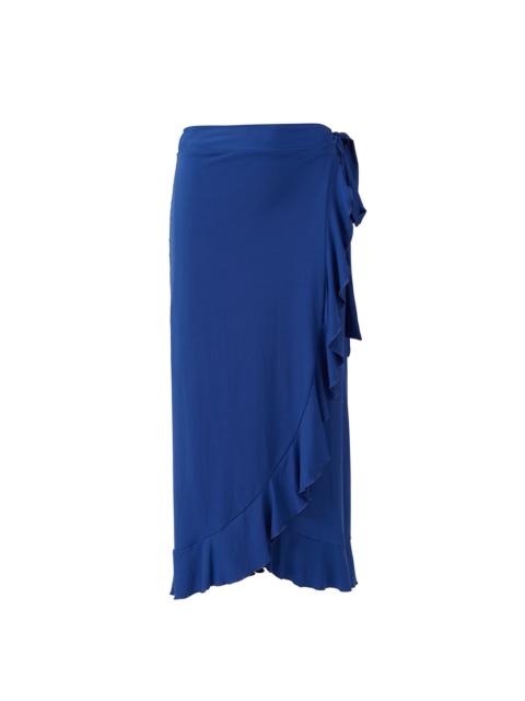 MELISSA ODABASH CASSIDY MARINE SKIRT
