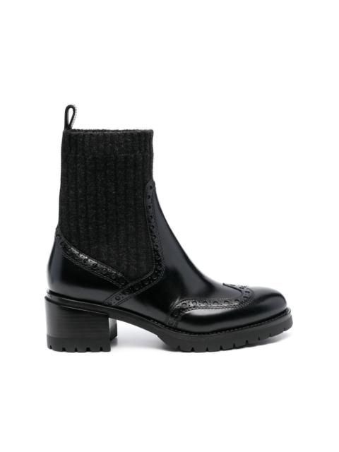 sock-style ankle boots