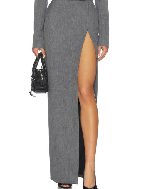 LaQuan Smith Maxi Skirt With Slit