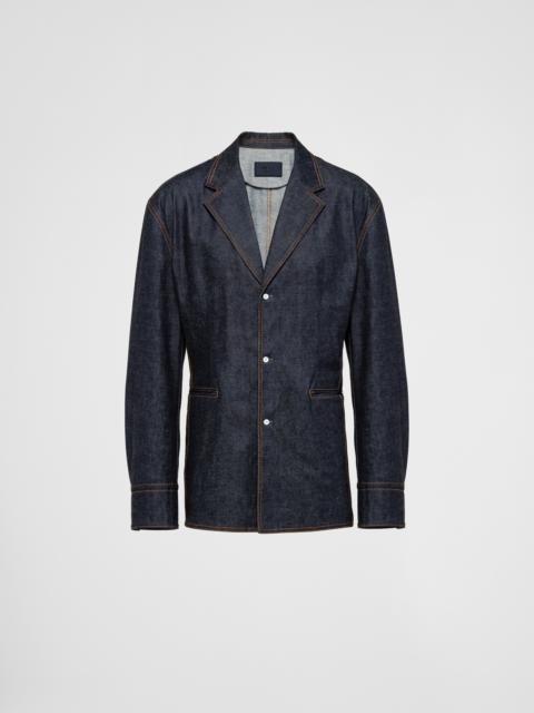 Prada Single-breasted denim jacket