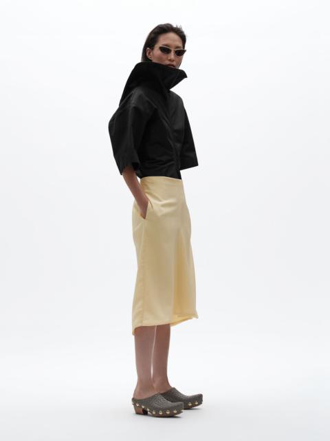 Bottega Veneta Silk and Viscose Toile Skirt