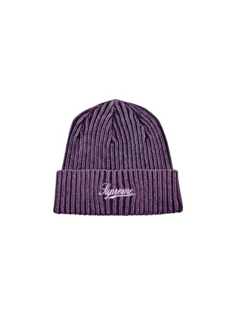 Supreme Bleached Rib Beanie 'Purple'