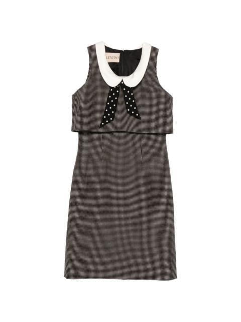 Valentino patterned collared dress